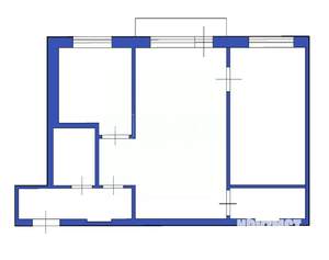 2-к квартира, вторичка, 45м2, 3/5 этаж