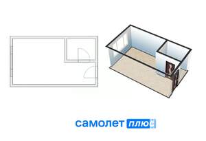 Студия квартира, вторичка, 17м2, 4/5 этаж