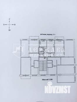 2-к квартира, вторичка, 44м2, 6/6 этаж