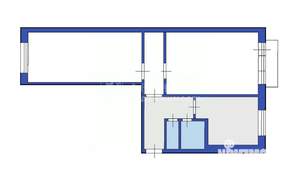 2-к квартира, вторичка, 42м2, 4/5 этаж