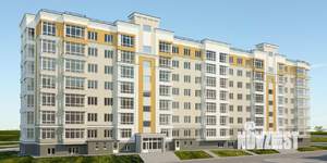 1-к квартира, строящийся дом, 43м2, 7/7 этаж