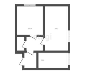 2-к квартира, вторичка, 45м2, 2/4 этаж