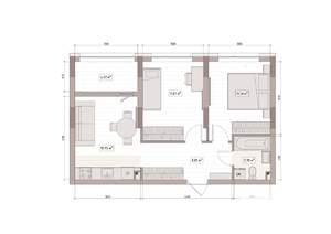 2-к квартира, вторичка, 52м2, 5/15 этаж