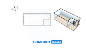 1-к квартира, вторичка, 23м2, 8/9 этаж