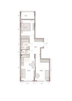 3-к квартира, вторичка, 66м2, 5/15 этаж