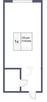 Студия квартира, вторичка, 17м2, 6/9 этаж