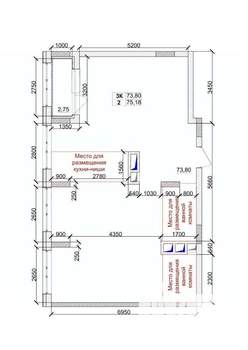 3-к квартира, вторичка, 75м2, 5/15 этаж
