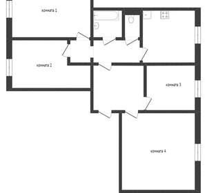4-к квартира, вторичка, 77м2, 4/5 этаж