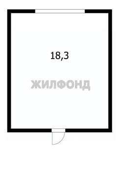 Студия квартира, вторичка, 18м2, 5/5 этаж