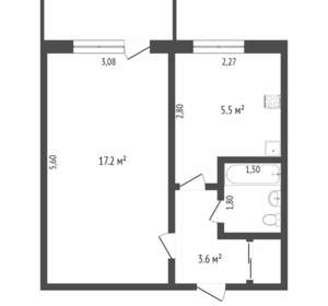 1-к квартира, вторичка, 32м2, 4/5 этаж