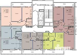 2-к квартира, вторичка, 59м2, 8/17 этаж
