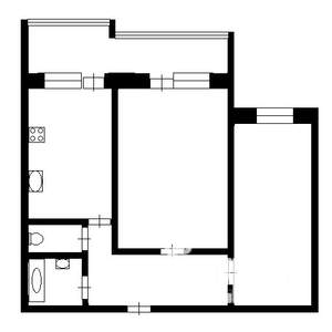 2-к квартира, вторичка, 49м2, 4/5 этаж
