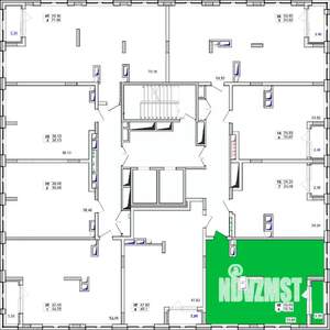 3-к квартира, вторичка, 55м2, 1/15 этаж