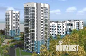 2-к квартира, строящийся дом, 62м2, 8/17 этаж