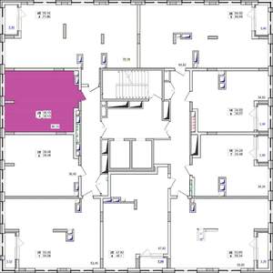 2-к квартира, вторичка, 38м2, 4/15 этаж