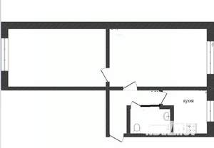 2-к квартира, вторичка, 44м2, 4/5 этаж
