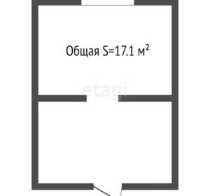 1-к квартира, вторичка, 17м2, 5/5 этаж