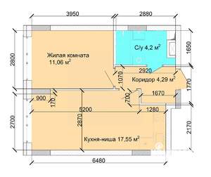 2-к квартира, вторичка, 38м2, 8/15 этаж