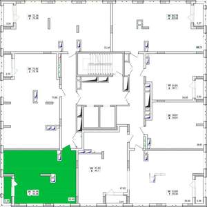 3-к квартира, вторичка, 54м2, 4/15 этаж