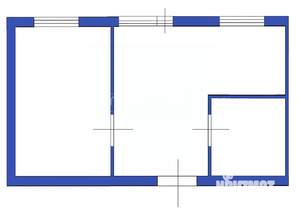 2-к квартира, вторичка, 41м2, 2/9 этаж
