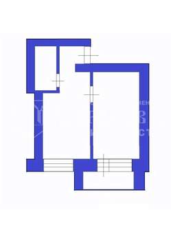 2-к квартира, вторичка, 35м2, 1/5 этаж