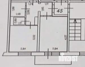 2-к квартира, вторичка, 45м2, 3/9 этаж