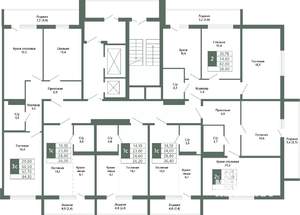 2-к квартира, вторичка, 52м2, 15/15 этаж