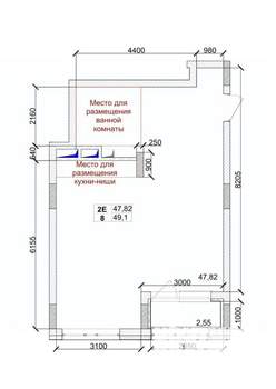 2-к квартира, вторичка, 49м2, 10/15 этаж