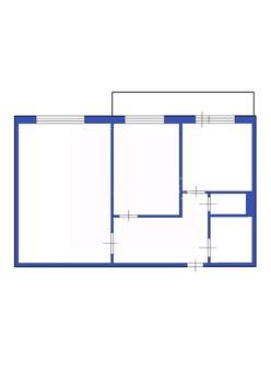 2-к квартира, вторичка, 50м2, 11/12 этаж