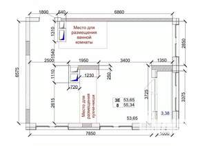 3-к квартира, вторичка, 55м2, 10/15 этаж
