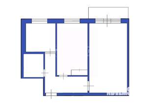 2-к квартира, вторичка, 44м2, 2/5 этаж