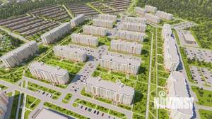 2-к квартира, строящийся дом, 53м2, 6/8 этаж