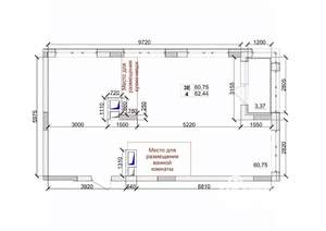 3-к квартира, вторичка, 62м2, 7/15 этаж