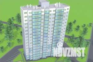 1-к квартира, строящийся дом, 42м2, 1/17 этаж