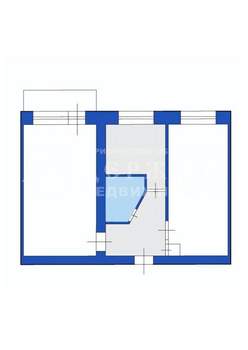 2-к квартира, вторичка, 44м2, 5/5 этаж