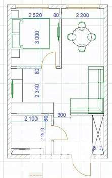 1-к квартира, вторичка, 37м2, 6/8 этаж