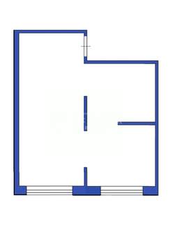 1-к квартира, вторичка, 33м2, 4/5 этаж