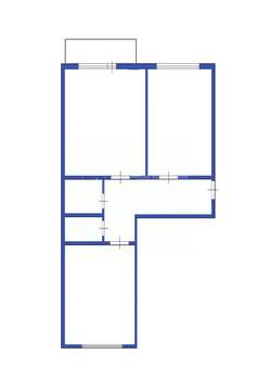 3-к квартира, вторичка, 54м2, 10/10 этаж
