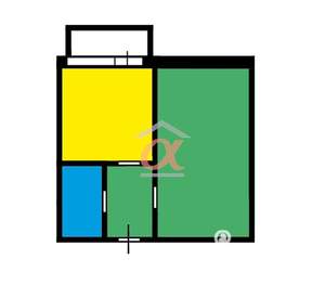 1-к квартира, вторичка, 34м2, 12/16 этаж