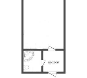 Студия квартира, вторичка, 16м2, 7/9 этаж