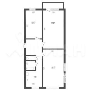 3-к квартира, вторичка, 63м2, 8/9 этаж