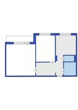 2-к квартира, вторичка, 50м2, 8/9 этаж