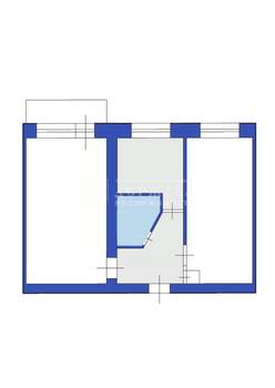 2-к квартира, вторичка, 45м2, 4/5 этаж