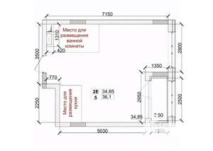 2-к квартира, вторичка, 36м2, 9/15 этаж