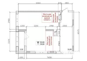 3-к квартира, вторичка, 52м2, 9/15 этаж