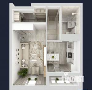 1-к квартира, вторичка, 38м2, 5/15 этаж