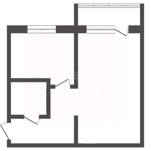 1-к квартира, вторичка, 30м2, 4/5 этаж