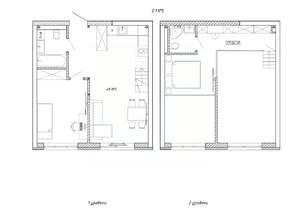 2-к квартира, вторичка, 62м2, 1/8 этаж