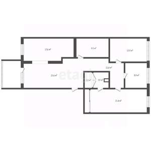 4-к квартира, вторичка, 125м2, 5/5 этаж