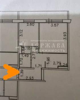 2-к квартира, вторичка, 39м2, 10/10 этаж